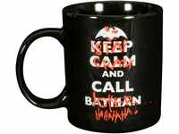 Batman, Porzellan, ca. 300ml Keep Calm, Stay Crazy and Call Joker-0122041 Tasse,