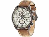 Timberland Herren Analog Quarz Uhr mit Leder Armband 4895148669723