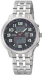 ETT Eco Tech Time Funk Solar Weltzeit Herren Uhr Chronograph mit Edelstahl massiv