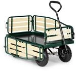 Waldbeck Ventura - Bollerwagen, Handwagen, abklappbare Seitenteile,