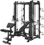 MAXXUS Multipresse 10.1 - mit Hantelbank, Rudern, Klimmzug, Dip-Station, Kabelzug,