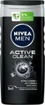 NIVEA MEN Active Clean Duschgel (250 ml), pH-hautneutrale Pflegedusche mit maskulinem