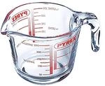 Pyrex Classic Ultrabest&auml;ndiger Messbecher aus Glas, Transparent, 0,25 l