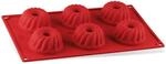 Dr. Oetker Mini Silikon-Gugelhupfform Flexxibel Love 6er Set &ndash; Backform aus