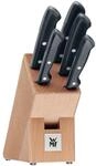 WMF Classic Line Messerblock mit Messerset 6-teilig, best&uuml;ckt, 5 Messer,