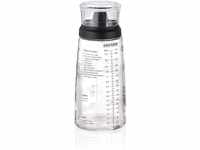 Leifheit Dressing Shaker, hochwertige Glasflasche mit verschiedenen Rezepten für