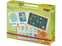 HABA 302589 - Magnetspiel-Box 1, 2, Zählerei, Fröhlich-buntes Zahlen-Legespiel ab 4
