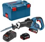 Bosch Professional 06016A8107 GSA 18 V-32 Akku-S&auml;bels&auml;ge, 2 x 5,0 Ah Akku,