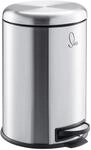 SVITA T20 Edelstahl M&uuml;lleimer Silber Treteimer Abfalleimer 20 Liter inkl. Inneneiner