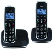 Fysic FX-6020 schnurloses Telefon mit gro&szlig;en, gut lesbaren Tasten und zwei