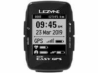 Lezyne Macro Easy GPS-Zähler für Fahrrad-/MTB, Unisex, Erwachsene, Schwarz,