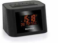 Karcher DAB 2420 - Stereo-Radiowecker DAB+ (DAB plus/UKW, Wecker mit Dual-Alarm,