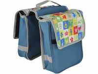 FISCHER Kinder Gepäckträgertasche Tasche, blau, 4 x 28 x 35 cm, 6 Liter