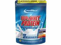 IronMaxx 100% Whey Protein Pulver - Blaubeer Käsekuchen 500g Beutel 