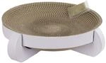 Kerbl Pet Katzkratzbrett Platinum, Kratzpappe, wei&szlig;, 35x35x10cm, mit extra