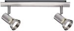 Paulmann 66699 Spotlight Teja max 2x10W GU10 Nickel satiniert 230V Metall