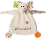 NICI Schmusetuch Hund &sbquo;Elefant 25x25 cm &ndash; Elefant Schnuffeltuch ab 0+ Monaten &ndash;