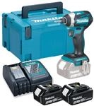 Makita Akkus und Ladeger&auml;t im Makpac, 1 St&uuml;ck, DTD154RTJ