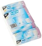 PAPSTAR 1 Karton = 10x100 M&uuml;llbeutel, LDPE 5 l 44 cm x 36 cm Weiss 12086