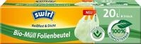Swirl Bio-M&uuml;ll-Folienbeutel mit Tragegriff, 20l/6Beutel