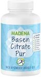 MADENA BasenCitrate Pur, 180 Kapseln, Elektrolyte-Lieferant mit 100% organischen