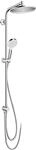 hansgrohe Crometta S - wassersparendes Duschsystem (EcoSmart) ohne Armatur,