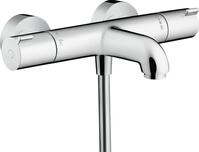 hansgrohe Ecostat - Wannenthermostat Aufputz, Wannenarmatur mit Sicherheitssperre