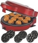 Melissa 16250072 3in1 Donut Muffin und Popcake-Maker 3 auswechselbare Backplatten,