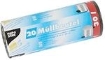 Papstar M&uuml;llbeutel 30 l, transparent, 60 x 50 cm, 20 Rollen (20 St&uuml;ck/roll)