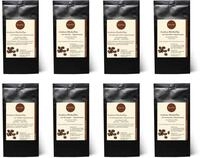 Kaffee Geschenkset - 8 x Kaffee mit Geschmack als Probierset - Haselnuss, Vanille,