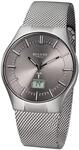 Regent Herren Funk Armbanduhr aus Edelstahl in der Farbe Silber-Grau 39mm Analog