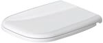 Duravit WC-Sitz D-Code, Toilettendeckel aus Urea-Duroplast, Klodeckel mit Edelstahl