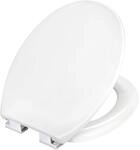 Cornat WC-Sitz "Tarox 2.0" - Klassisch wei&szlig;er Look - Pflegeleichter Duroplast -