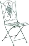 CLP Gartenstuhl Sibell im Landhausstil, aus Metall mit klappbarem Design, ideal...