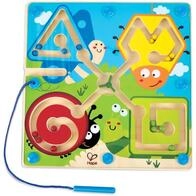 Hape Magnetlabyrinth &bdquo;Kleine Tierwelt &ndash; Holz-Labyrinth mit Magnetstab und bunten