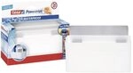 tesa Powerstrips Duschregal wasserfest/Selbstklebender Halter aus rostfreiem