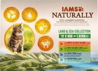 IAMS Naturally Katze Land und Sea Collection Multibox gro&szlig;, 1000 g
