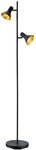 Reality Leuchten R40162002 Stehleuchte, Metall, schwarz/gold
