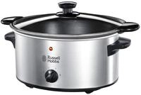 Russell Hobbs Slow Cooker [antihaftbeschichteter 3,5l Gartopf] Schongarer Edelstahl