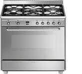 eSPee SCD90GVX K&uuml;che (freistehend, Edelstahl, drehbar, vorne, elektronisch,