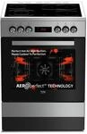 Beko FSM67320GXS Freistehender Herd, Multifunktionsofen mit Cerankochfeld, 60 cm, 72