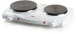 DOMO DO310KP Kochplatte - 2 Kochfelder - Elektrisch - 1000-1500 W - Gusseisen -...