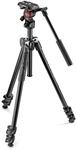Manfrotto mk290lta3-v Kit 290 Leichtes Stativ mit Video-Fluidkopf, schwarz