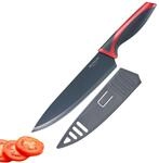Westmark Chef-/K&uuml;chenmesser, Klingenl&auml;nge: 20 cm, breite Klinge, mit Klingenschutz,