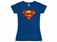 Logoshirt® DC Comics I Superman I Logo I T-Shirt Print I Damen I kurzärmlig I...