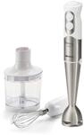 Ariete 886 Pimmy Stabmixer, 18/8 Edelstahl, 1 Liter, Acier Inoxydable/Blanc