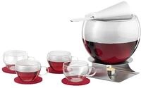 Bohemia 022012011 Feuerzangenbowle-Set, Glas, Transparent, 26 x 23 x 23 cm, 11