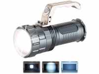KryoLights Akku Taschenlampen: Extrahelle Akku-LED-Handlampe TRC-410 CREE LED,...