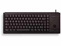 CHERRY G84-4400LUBUS-2 Tastatur mit Trackball USB US Layout QWERTY schwarz
