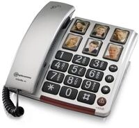 amplicomms BIGTel 40 plus, Gro&szlig;tastentelefon, silber